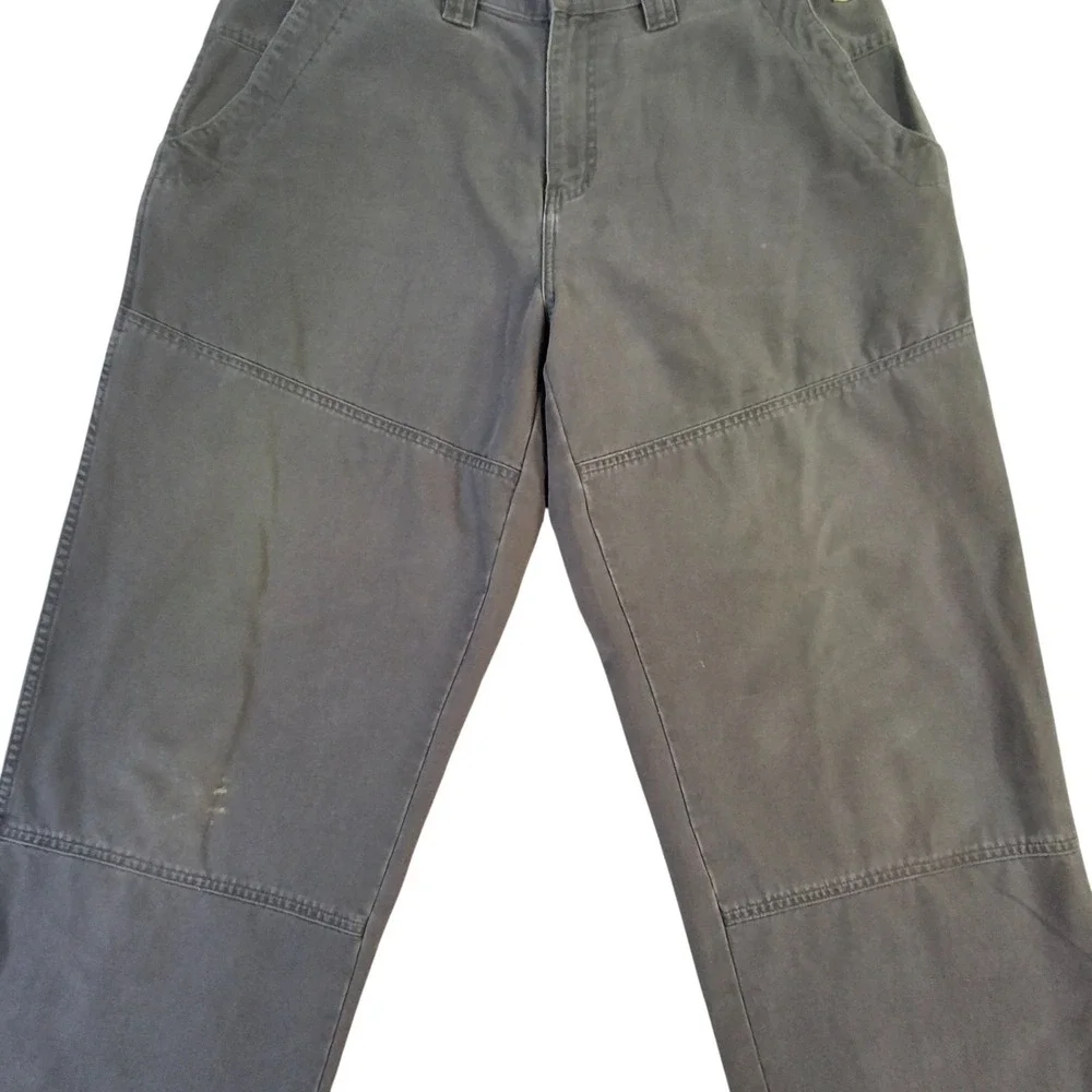 Vintage The North Face A5 Series Double-knee Work Pants Men's 38x29 Tan Canvas